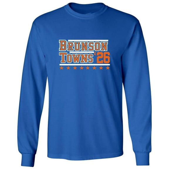 LONG SLEEVE Jalen Brunson Karl Anthony Towns New York 26 Shirt T-Shirt