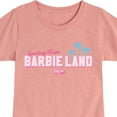 thumbnail image 3 of Barbie - Greetings From Barbie Land - Toddler & Youth Girls Short Sleeve Graphic T-Shirt, 3 of 6