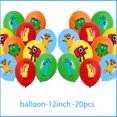 thumbnail image 3 of Bloques de construcción con números para niños y niñas, vajilla desechable decorativa para fiesta de cumpleaños, telón de fondo, globo, regalo para Baby Shower, 3 of 5