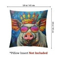 thumbnail image 4 of Hippie Animal Rhinoceros Throw Pillow Machine Washable, Indoor Outdoor Decorative Pillow for Couch, Bed or Patio, 4 of 7