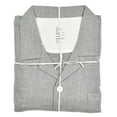 thumbnail image 5 of Elainilye Fashion Mens Pajama Sets Sleepwear 2 Piece Pajama Button Down Loungewear Homewear Tops and Pants Pajama Set,Gray, 5 of 8