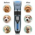 thumbnail image 2 of Dog Hair Clippers, Professional LED Display Dog Grooming Kit, Cordless Quiet Pets Clippers Hair Trimmer, Low Noise Dog Shaver Clipper with 4 Comb Guides, 5 Size Fine Tuning Knob for Thick Coats Cats, 2 of 8
