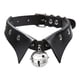 thumbnail image 3 of Gargantilla estilo Rock, collar de moda de cuero PU para niñas Cosplayer Negro Zulema gargantilla punk, 3 of 7