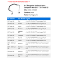 thumbnail image 2 of A/C Discharge Hose - Compatible with 2013 - 2017 Audi Q5 2014 2015 2016, 2 of 2