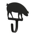 thumbnail image 1 of Pig Wall Hook Small - Black, 1 of 1