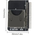thumbnail image 3 of 4Pcs SD Card to 2.5 Inch IDE Adapter SD SDHC SDXC MMC Memory Card Converter TF Memory Card to IDE 44Pin Male Adapter to Laptop HDD for DOS/Linux/Windows 98SE, Me, 2000, XP and for Vista., 3 of 5