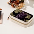 thumbnail image 7 of Grape Velvet Portable Travel Organizer with Removable Compartment - Gift, Jewelry Boxes, Necklace, and Jewelry Organizer, 7 of 7