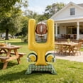 thumbnail image 5 of Oversized Standing American Football Balloon Pile, Premium Foil Mylar Sports Theme Party Decoration, Giant Inflatable Heavy Duty Game Day Decor 60 inch, 5 of 5
