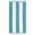 thumbnail image 2 of BNM Cabana Stripes Oversized Beach Towel, 34 x 64, Turquoise, 2 of 9