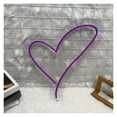 thumbnail image 4 of Letrero De Neón Con Forma Corazón Luz , Nocturna Regulable Alimentada Por USB Para Decoración Pared 30cmx30cm, 4 of 6