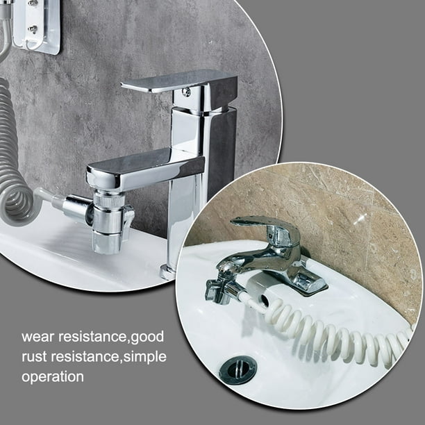 Séparateur d'évier inverseur de bassin M22 adaptateur de robinet d'eau  salle de bains douche Valve connecteur Spray plastique Anti-abrasion  convertisseur 