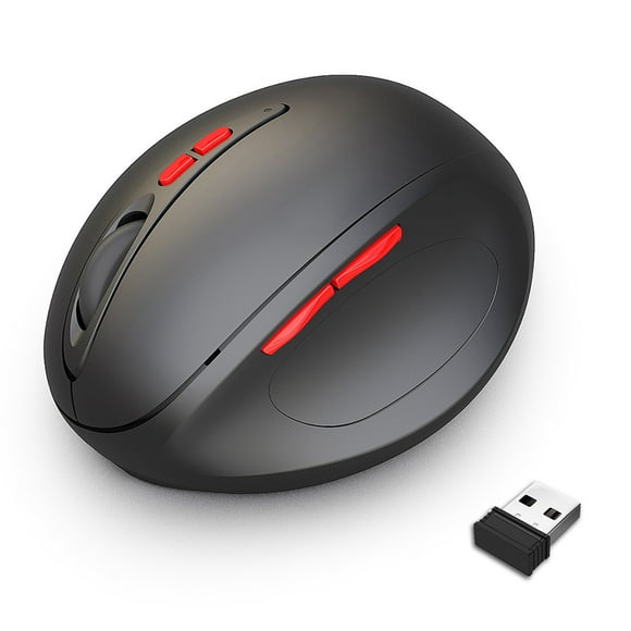 Ergonomics Design Vertical Adjustable DPI USB Mouse, Optical 2.4G Wireless Mouse, For
