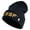 Navy, variant on USSF Gold Letter Logo Embroidered 12 Inch Solid Knit Cuff Long Beanie Made in USA - Black OSFM