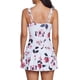 thumbnail image 4 of Trajes de baño para mujer, traje de baño de una pieza con control de abdomen, trajes de baño de talla grande, trajes de baño con cuello en V, vestido de baño, 4 of 4