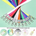 thumbnail image 6 of 1Pcs Colorful Office Supplies Name Tag Hanging Rope Badge Holder Lanyard ID Card Holder Neck Strap Lanyards BLACK, 6 of 8