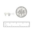 thumbnail image 2 of Boucles d'Oreilles Clous en Perles d'Eau Douce avec Pierre de Naissance, 2 of 2