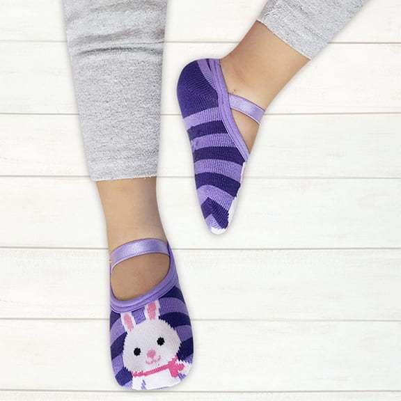 DKGP Toddler's Invisible Anti-Slippery Socks (2 Pairs, 2 colors)