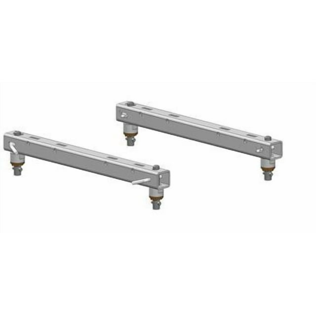 PullRite Fifth Wheel Trailer Hitch Mount Kit 4444 OE Series; Custom-Fit Base Rails and Posts; Use With Chevy/GMC OE Prep Package; Bolt-On