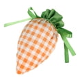 thumbnail image 1 of Easter Drawstring Bag Easter Plaid Carrot Gift Bag Portable Cute Radish Shape Goodies Snack Present Treat Candy Drawstring Bag for Happy Easter, 1 of 8