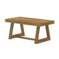 thumbnail image 3 of Plank+Beam Farmhouse Coffee Table, 40" Solid Wood Tables for Living Room, Rectangular Center Table, 3 of 8