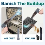 Purely C215 Mini Wireless Vacuum Cleaner, Handheld Vacuum Cordless Rechargeable with Brushless 120W High Power Motor, 3 in 1 Blowing Small Desk Vacuum for Car, Home, Office