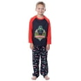 thumbnail image 7 of Monster Jam Boys' Grave Digger Raglan Sleep Pajama Set Shirt Pants, 7 of 7