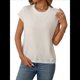 thumbnail image 1 of Camisetas de Mujer Elegantes, Informales, de Corta, con Bloques de Color, A Rayas y Cuello Redondo, Color Albaricoque M, 1 of 10
