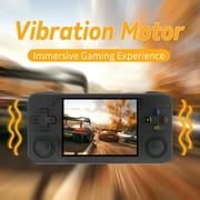 Anbernic Handheld Game Console RG35XXH, 3.5 Screen, 3300mAh Battery, 5G WiFi Bluetooth, HD and TV Output, Black