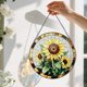 thumbnail image 3 of Atrapasoles Pauyadu con vidrieras con forma de girasol, 20 cm, para decoración de ventana, 3 of 6
