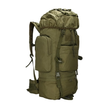 harayaa Climbing Backpack 100 L Duffel Bag Outdoor Daypack for Running Hiking Travel Dark Green
