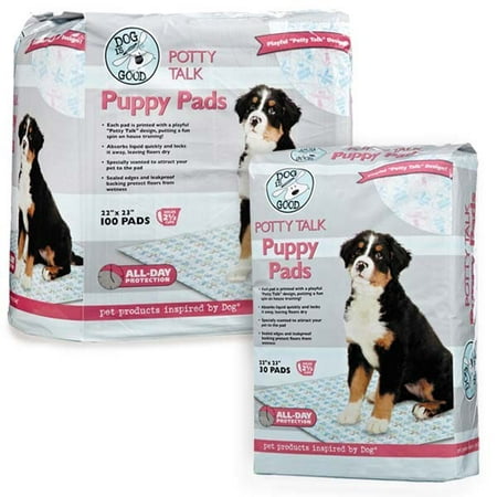 Dog Is Good Potty Talk Puppy Pads 100 Ct Bag