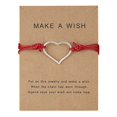 thumbnail image 1 of Regalo del día de San Valentín 1PCS pulsera del día de San Valentín con la palabra ajustable hecho a mano cuerda de cuerda relación pulseras de regalo para las mujeres hija hombres adolescentes, 1 of 8