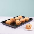 thumbnail image 2 of Bandeja de exhibición rectangular CAMBRO de policarbonato color negro medidas 30.5 × 50.8 cm ideal para presentación de alimentos en vitrinas o buffets., 2 of 2