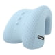 thumbnail image 4 of Almohada para siesta, almohada de viaje, almohada de espuma viscoelástica multiusos, transpirable y portátil. Azul, 4 of 9