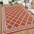 thumbnail image 1 of Alfombra GAOMON 274x366 cm Impermeable Plegable para Exteriores Naranja, 1 of 6