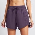 thumbnail image 6 of Gym Shorts Women High Waist Running Shorts for Lightweight Athletic Workout Shorts with Side Pockets and Zipper, 6 of 6