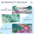thumbnail image 3 of BZSMCE Summer T-shirt Sunscreen Underwater Flowers with Bubbles Pattern Swim Tops, 3 of 6