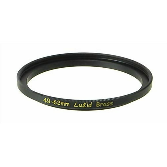 Adaptador de filtro LUŽID, anillo escalonado de latón de 49 mm a 62 mm