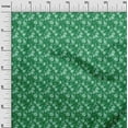 thumbnail image 3 of oneOone Cotton Poplin Twill Green Fabric Asian Chinese Floral Sewing Fabric By The Yard Printed Diy Clothing Sewing Supplies 56 Inch Wide, 3 of 4