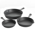 thumbnail image 1 of Gibson Home Addlestone 3 Piece Cast Iron Pre Seasoned Skillet Set, 1 of 6