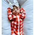 thumbnail image 4 of Douhoow Infant Christmas Jumpsuit Unisex Baby Long Sleeve Zipper Ribbed Romper, 4 of 10