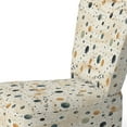 thumbnail image 4 of Designart "Splendid Rustic Polka Dots" Black Polka Dots Upholstered Accent Chair - Modern Arm Chair For Bedroom, 4 of 5