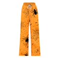thumbnail image 4 of Halloween Sweatpants for Women Lightweight Running Sport Printed Halloween Wide Leg Pants for Women, 4 of 6
