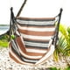 thumbnail image 3 of Boho Swing Silla Hamaca Multifuncional para Patio Al Aire Libre (café), 3 of 9