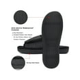 thumbnail image 5 of DL Adjustable Mens Slippers Memory Foam Open Toe House Slippers, 5 of 7
