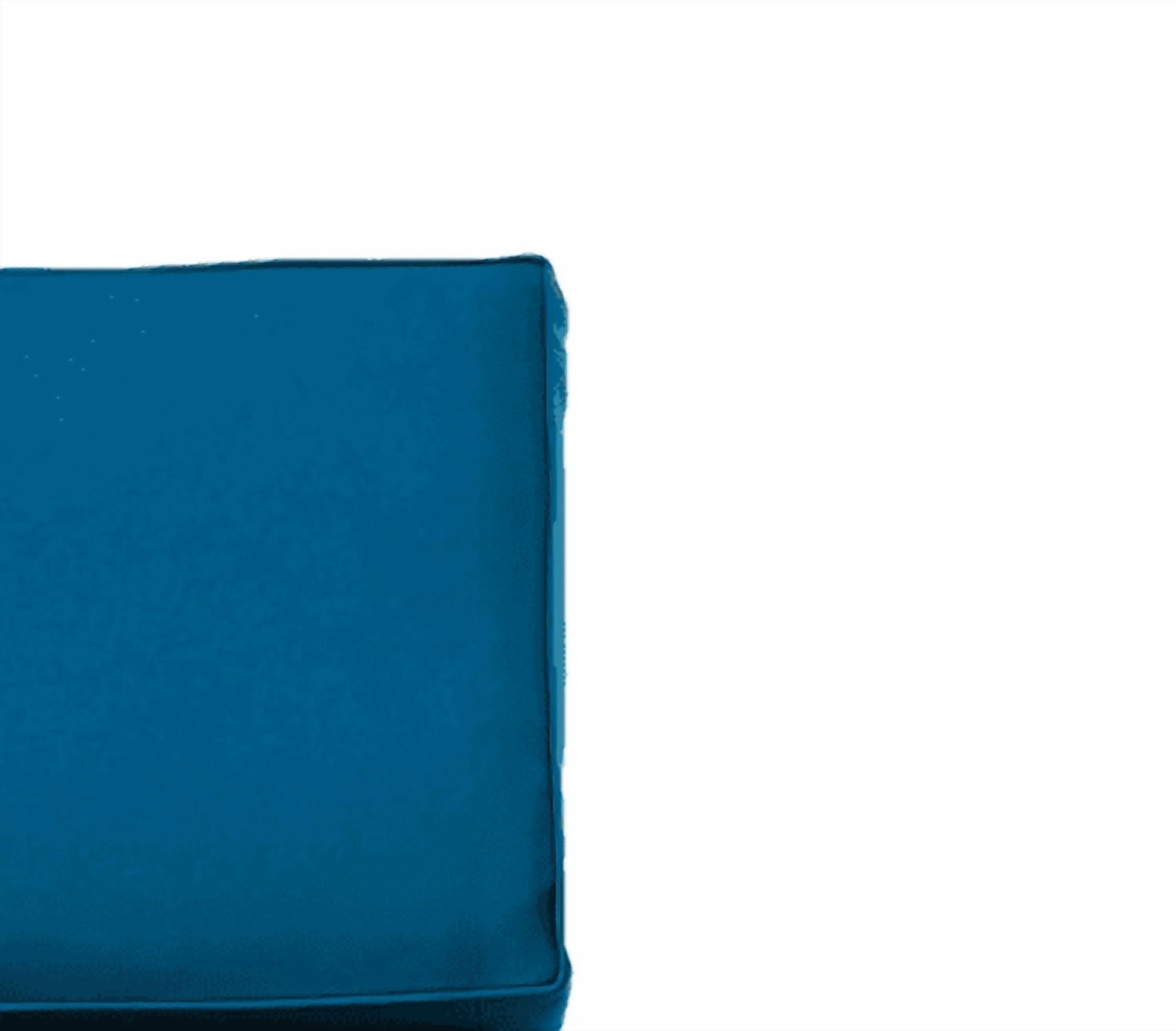 Outdoor Club Chair Replacement Cushion Cover Only, Soft Seat Cover for Patio Garden, Dark Teal