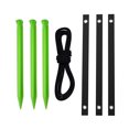 thumbnail image 1 of Juego de estaca de árbol Kit de Anclaje cuerda fuerte materiales duraderos diseño fácil de usar para árboles jóvenes - Verde Sunnimix estaca de soporte de árbol, 1 of 7