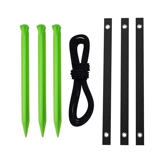 Juego de estaca de árbol Kit de Anclaje cuerda fuerte materiales duraderos diseño fácil de usar para árboles jóvenes - Verde Sunnimix estaca de soporte de árbol