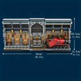 thumbnail image 3 of 3060pcs Reobrix Railway Station Building Blocks Book Building Blocks Model, Cartoon Retro Steam Train Vehicle With Lights Halloween Gifts Children's Educational DIY Toys, Adult Home Decoration Gifts, 3 of 5