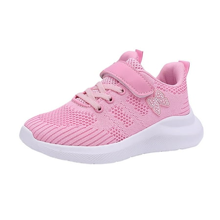ZHAGHMIN Extra Wide Toddler Shoes Girls Toddler Big Kids Shoes Boys Girls Breathable Sneakers Athletic Running Shoes Boots for Toddler Girls Pink Size38